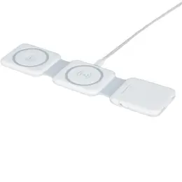 Bolero @memorii 2-in-1 Wireless Charger with Multi Cable Set White Closed
